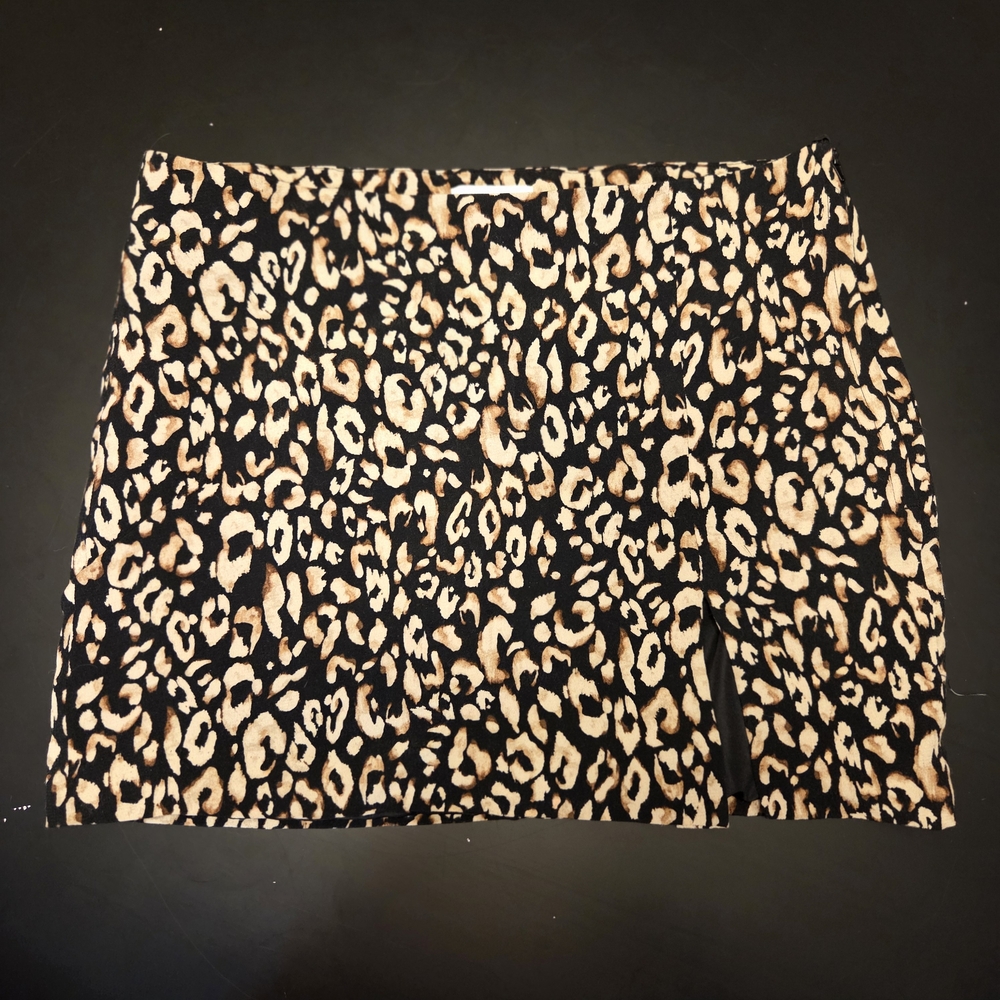 Leopard Print Women's Skirt